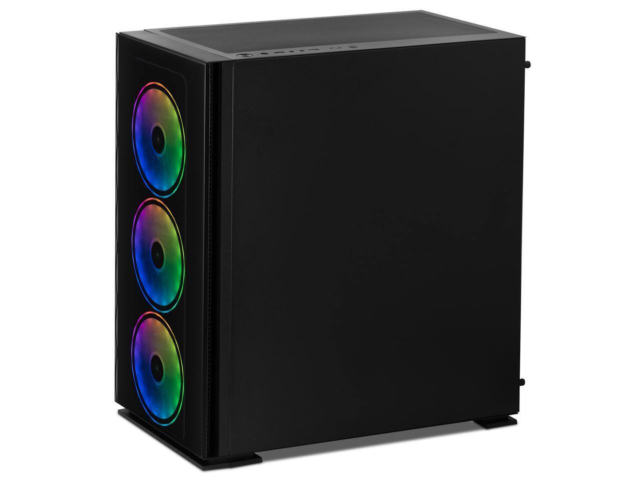 Alt View 7. YEYIAN - Yeyian YARI Gaming PC - Intel Ultra 5 225F, RTX 5070, 32GB DDR5, 1TB SSD, AI, RGB, Win 11 - Black.