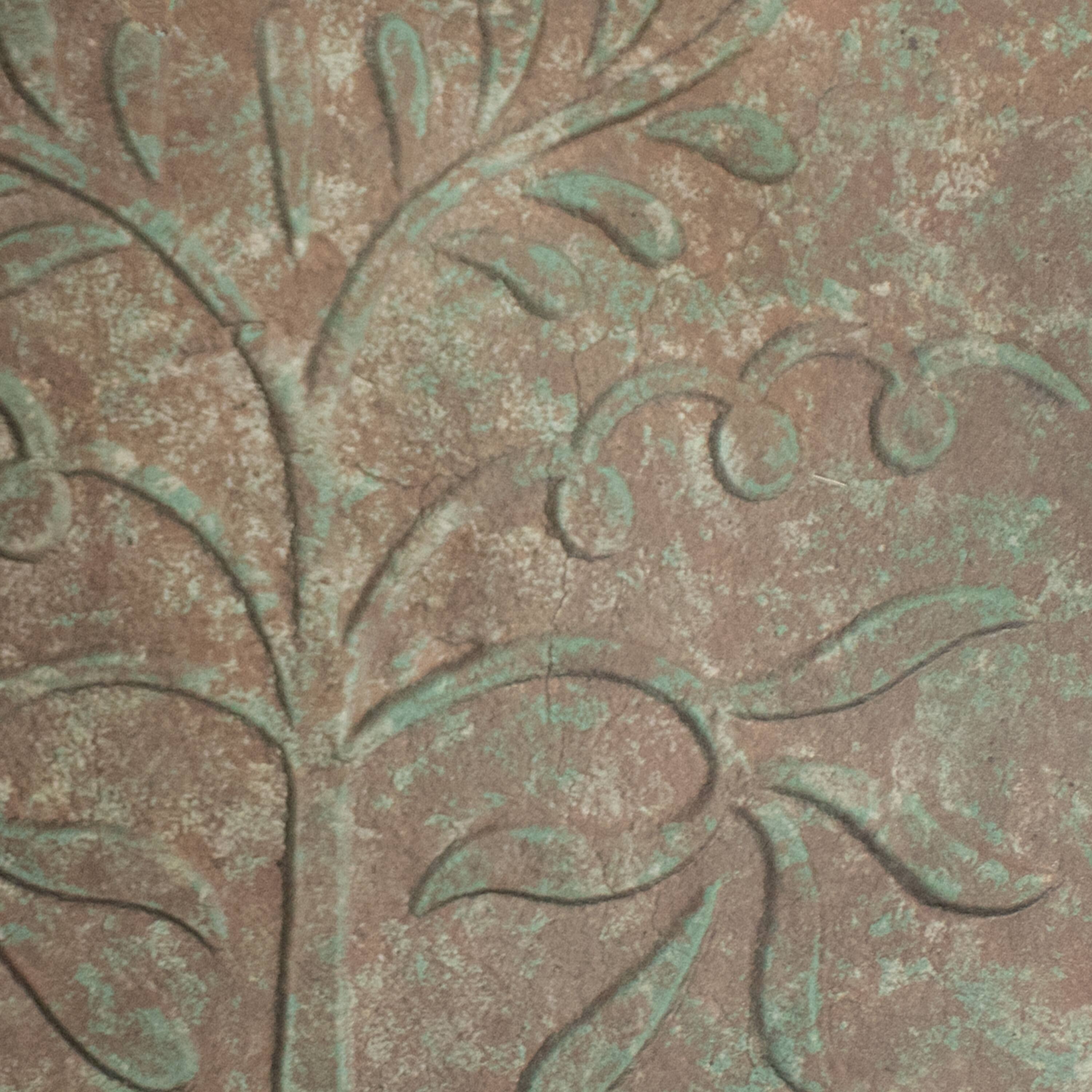 Alt View 9. Sunnydaze - Ivy and Sage Metal Bird Bath - 12.25 in - Rustic Patina.