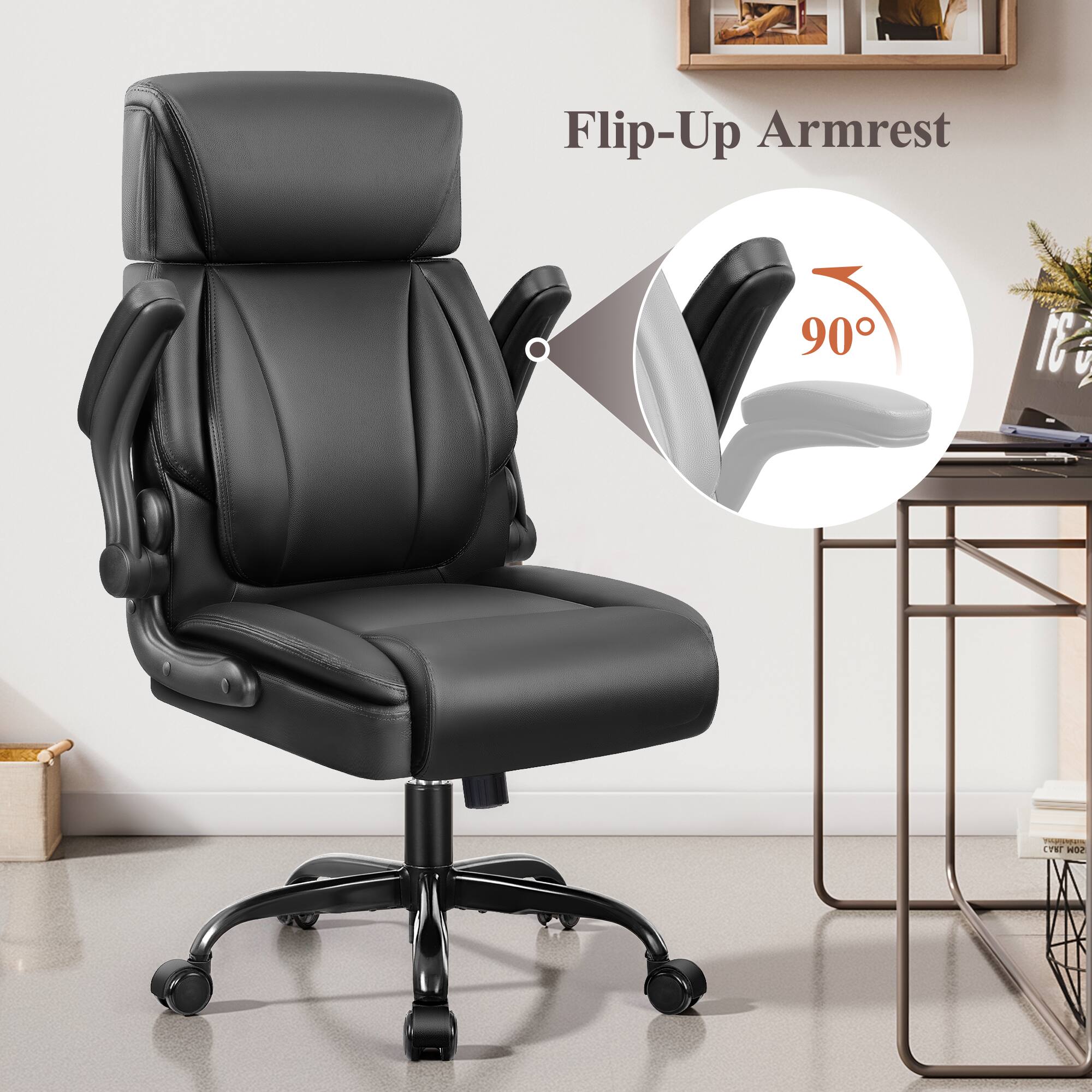 Flip-Up Armrest 90°