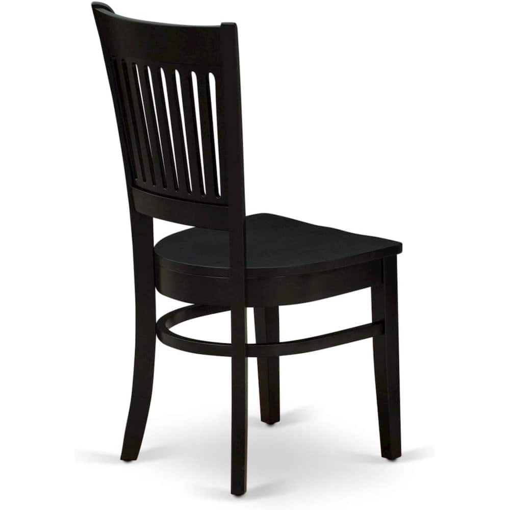 FurniFact - Black 5 Pc Breakfast Nook Table Set, Kitchen Table and Chairs for 4 - Multi-Color