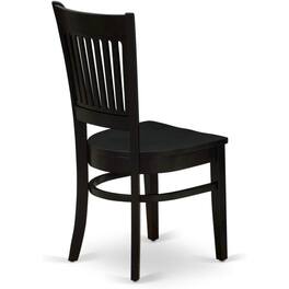 FurniFact - Black 5 Pc Breakfast Nook Table Set, Kitchen Table and Chairs for 4 - Multi-Color