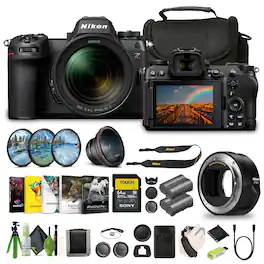 Nikon - Z6III FX-format Mirrorless Camera w NIKKOR Z 24-70mm f/4 S Zoom Lens (1892) Bundle (International Version)