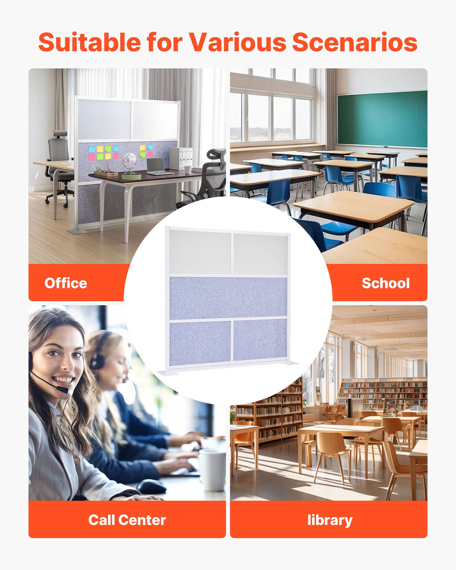 Suitable for Various Scenarios

- Office
- School
- Call Center
- Library