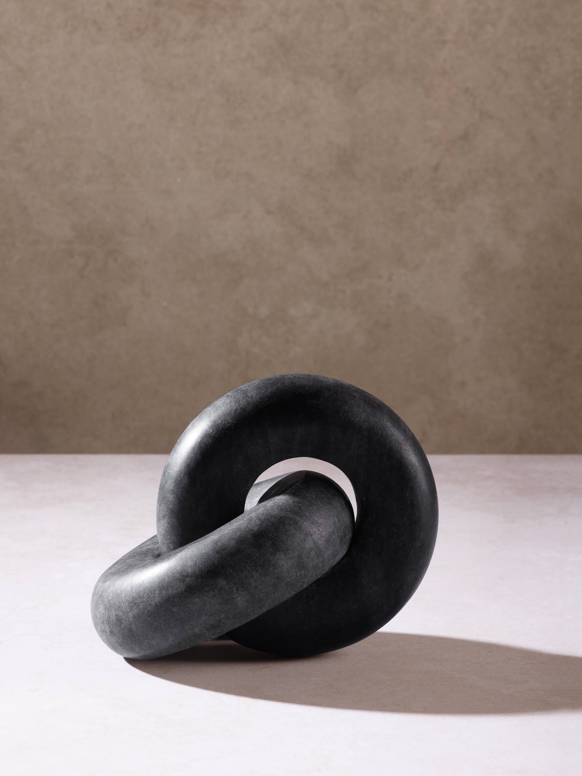 GAURI KOHLI - Munich Marble Knot - Black