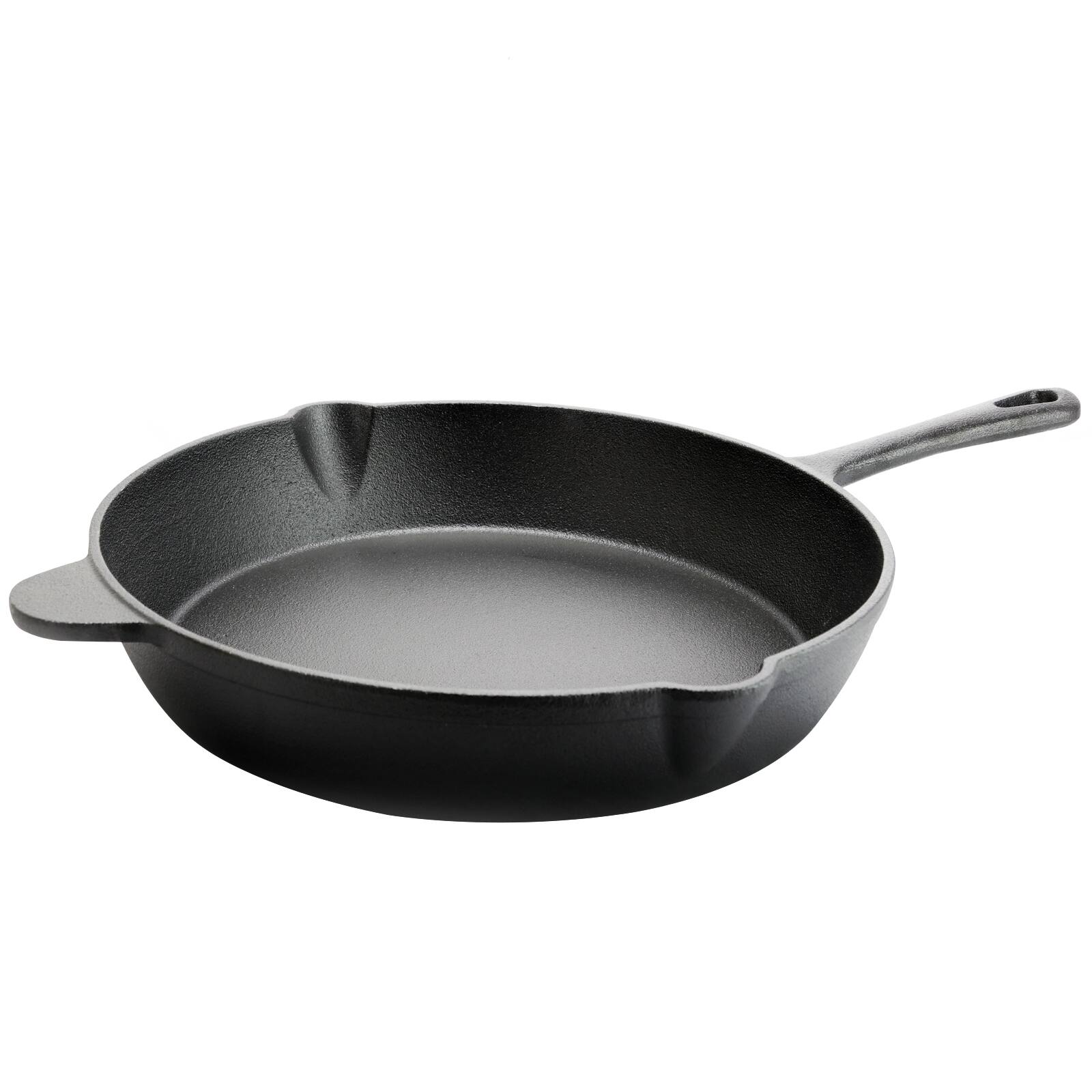 Alt View 4. Gibson - General Store Addlestone 12 in. Preseasoned Round Cast Iron Frying Pan - Black.