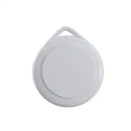 Cluzine - MFi Certified AirTag Locator Compatible with Apple Find My Key Pet Elderly Bluetooth Anti-Lost Tracker - White