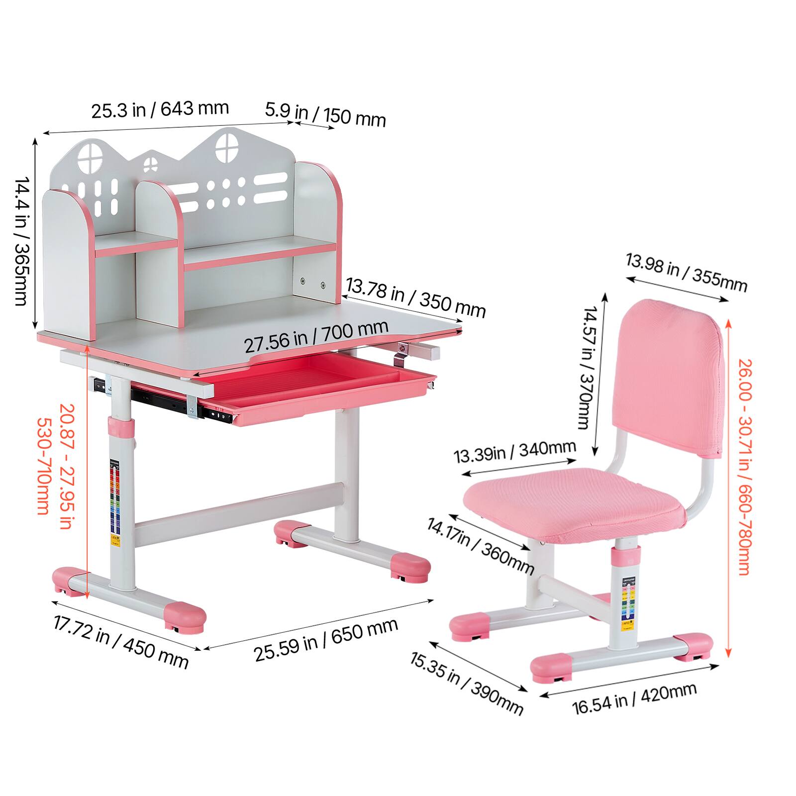 - 25.3 in / 643 mm
- 5.9 in / 150 mm
- 14.4 in / 365 mm
- 13.78 in / 350 mm
- 27.56 in / 700 mm
- 530-710 mm
- 20.87 - 27.95 in
- 17.72 in / 450 mm
- 13.98 in / 355 mm
- 26.00 - 30.71 in / 660-780 mm
- 14.17 in / 360 mm
- 660-780 mm
- 15.35 in / 390 mm
- 16.54 in / 420 mm
- 14.57 in / 370 mm
- 13.39 in / 340 mm
- 14.17 in / 360 mm
- 15.35 in / 390 mm
- 16.54 in / 420 mm
- 25.59 in / 650 mm
- 17.72 in / 450 mm