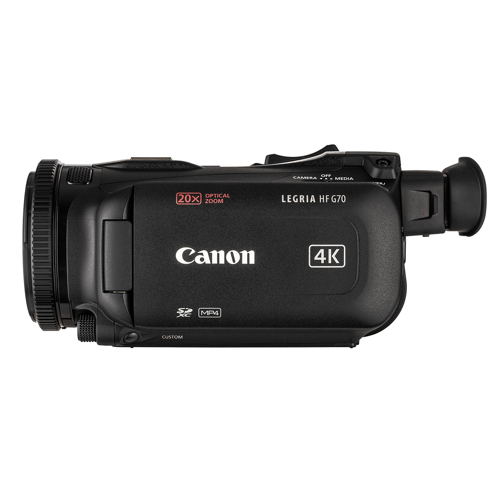 OFF CAMERA ... MEDIA N OPTICAL 20x ZOOM LEGRIA HF G70 Canon 4K MP4 CUSTOM