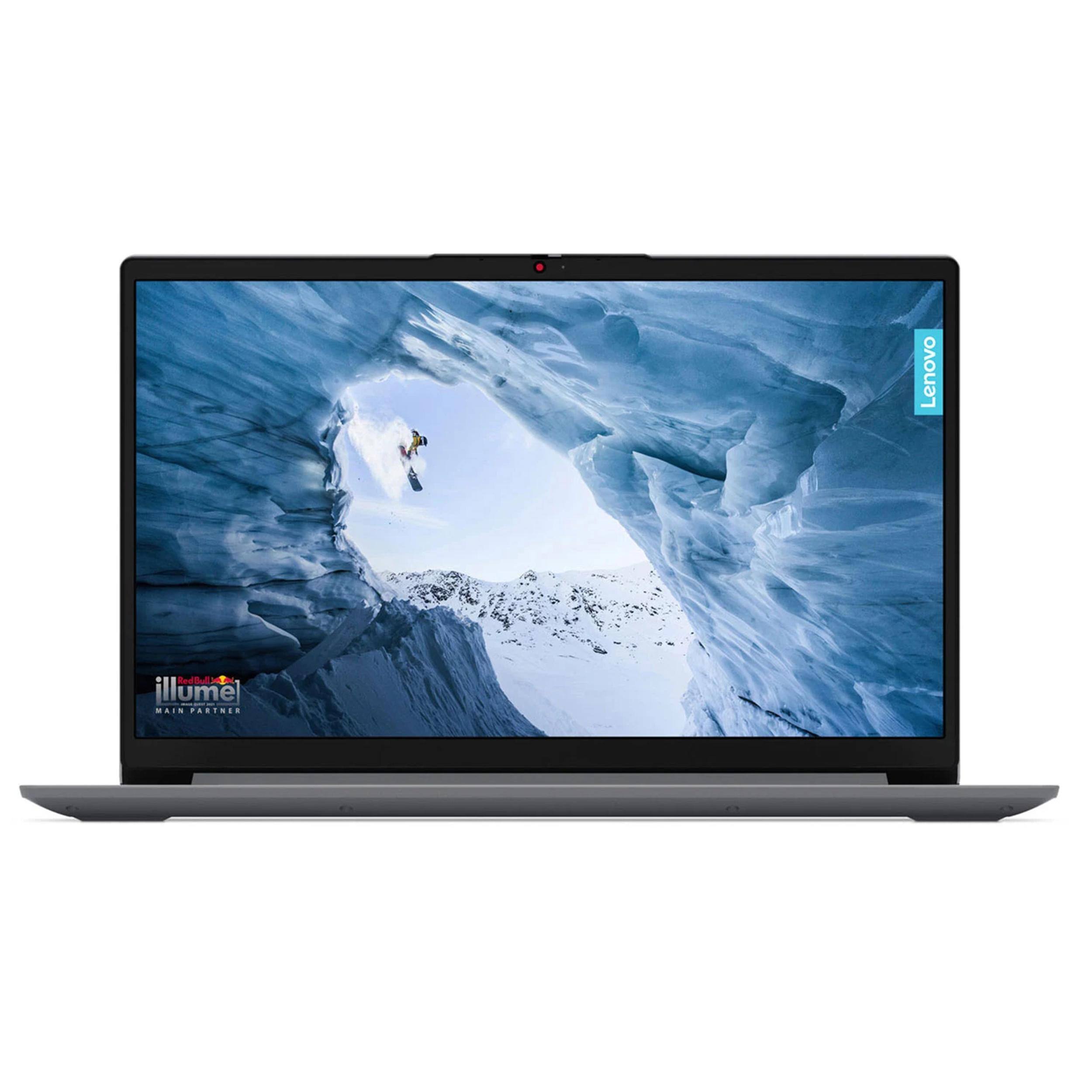 Alt View 2. Lenovo - Lenovo Ideapad 1 15.6" HD Laptop - Intel Celeron N4500 - 8GB Memory - 128GB eMMC - Cloud Grey - Cloud Grey.
