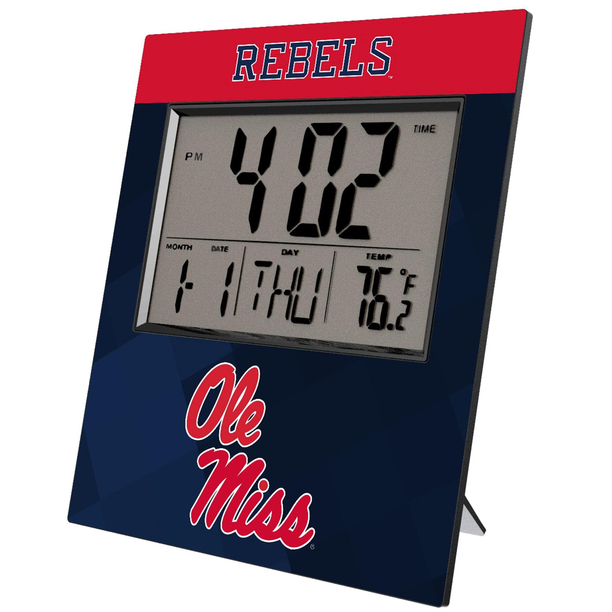 REBELS  
TIME  
4:02 PM  
MONTH 11 DATE 1 DAY THU TEMP 76.2°F  
Ole Miss