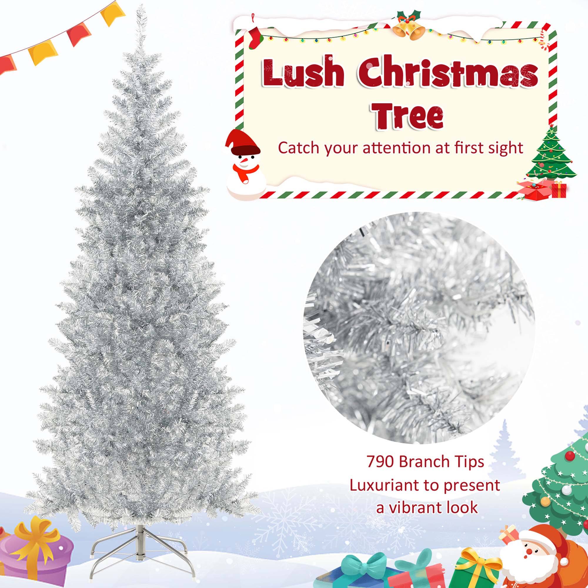 Lush Christmas Tree: Catch your attention at first sight with 790 branch tips and luxuriant presentation for a vibrant look.