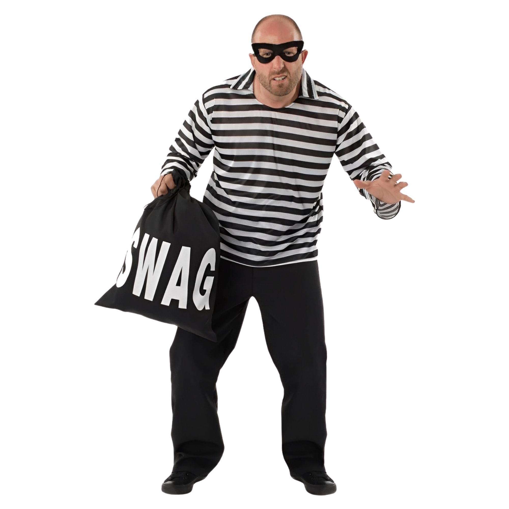 Orion Costumes - Burglar Bill Adult Costume X-large - Black price history on PriceWatchPro