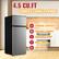 4.5 CU.FT COMPACT SMALL FRIDGE
- 4.5 STORAGE CAPACITY
- FREEZER & FRIDGE
- AJUSTABLE TEMP
- DUAL DOOR
- LOW NOISE