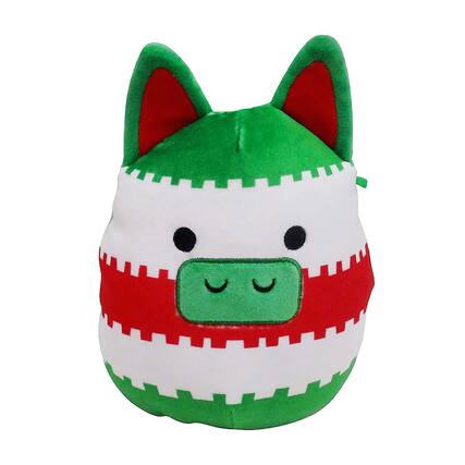 Front. Kellytoy - Squishmallow 7 Inch Fiesta Squad Plush | Enrique the Pinata - Green.