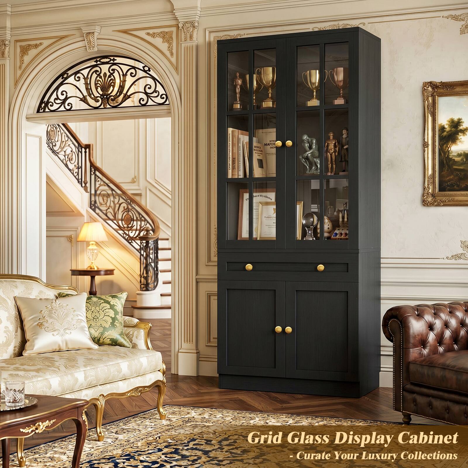 THESE
BEEF MAPOIE DEI 100 KOLED
re: Rissine

Grid Glass Display Cabinet - Curate Your Luxury Collections