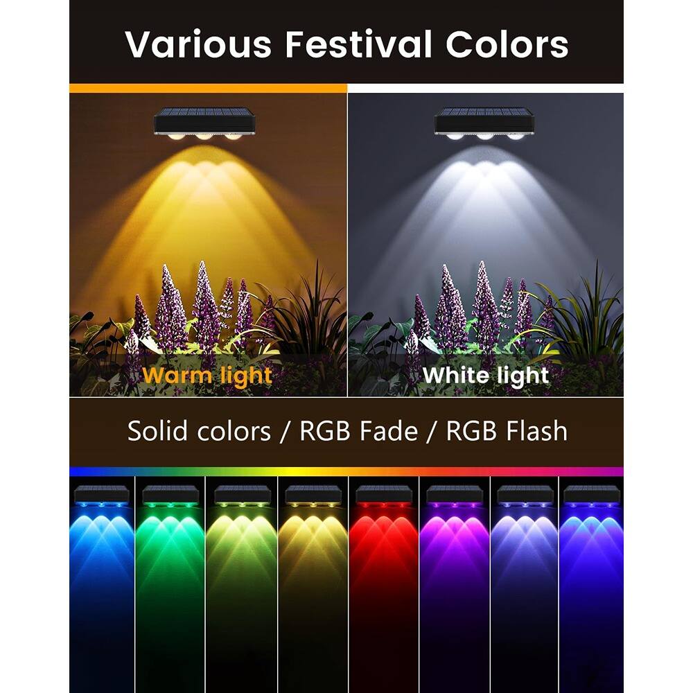 Various Festival Colors

Warm light

White light

Solid colors / RGB Fade / RGB Flash
