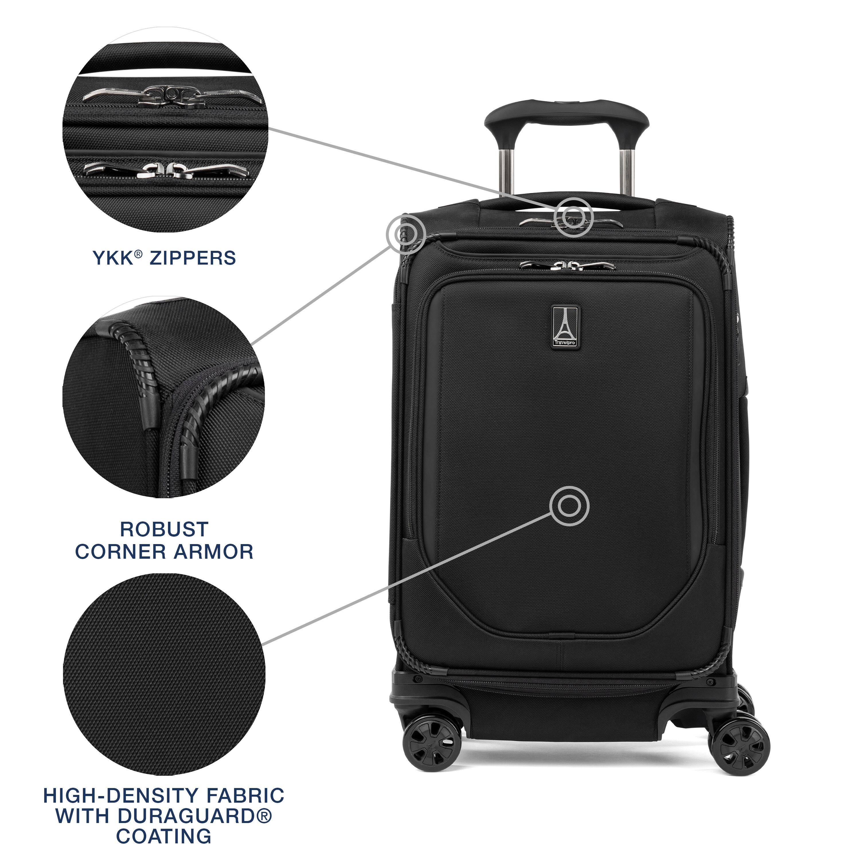 CR YKK ZIPPERS, A ROBUST CORNER ARMOR, HIGH-DENSITY FABRIC WITH DURAGUARD COATING