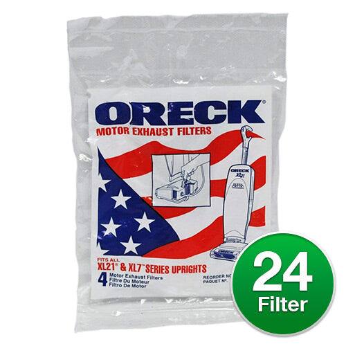 ORECK MOTOR EXHAUST FILTERS  
ORECK Xi!  
FITS ALL XL21 & XLT SERIES UPRIGHTS  
Motor Exhaust Filters  
REORDER NC 4  
Filtro Filtre Du De Motor  
PAQUET N. 24  
Filter