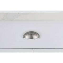Elegant Decor - Claude 2-3/4" Center to Center Cup Bar Pull Multipack (set of 10) - Brushed Nickel