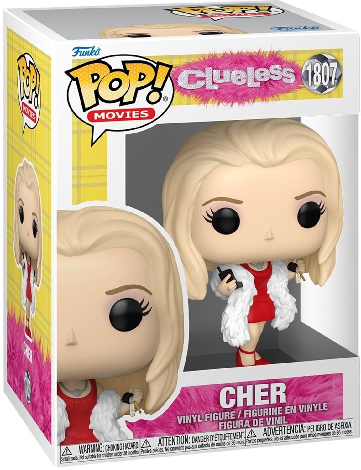 Funko. 1 POP! Clueless 1807 - MOVIES MOVIES CHER CHER CHER EN VINYLE FIGURE / FIGURINE VINYL FIGURA DE VINIL PELIGRO DE ASFIXIA. 'TOUFFEMENT. ADVERTENCIA: para nios menores de 36 meses DANGER D pequeas. No es adecuado HAZARD. ATTENTION: aux enfants de moins de 36 mois. Partes WARNING: CHOKING Petites pieces. Ne convient pas for children under 36 months Small parts. Not suitable