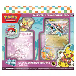 Pokémon - Pokemon TCG: 2025 World Championships Deck | Jose Cruz Galindo-Resendiz
