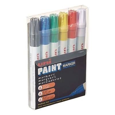 Uni - PAINT PX-20 Oil-Based Marker, Medium Tip, 6/Set - Assorted Colors