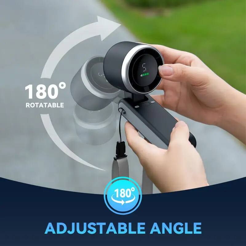 180° ROTATABLE  
180° ADJUSTABLE ANGLE
