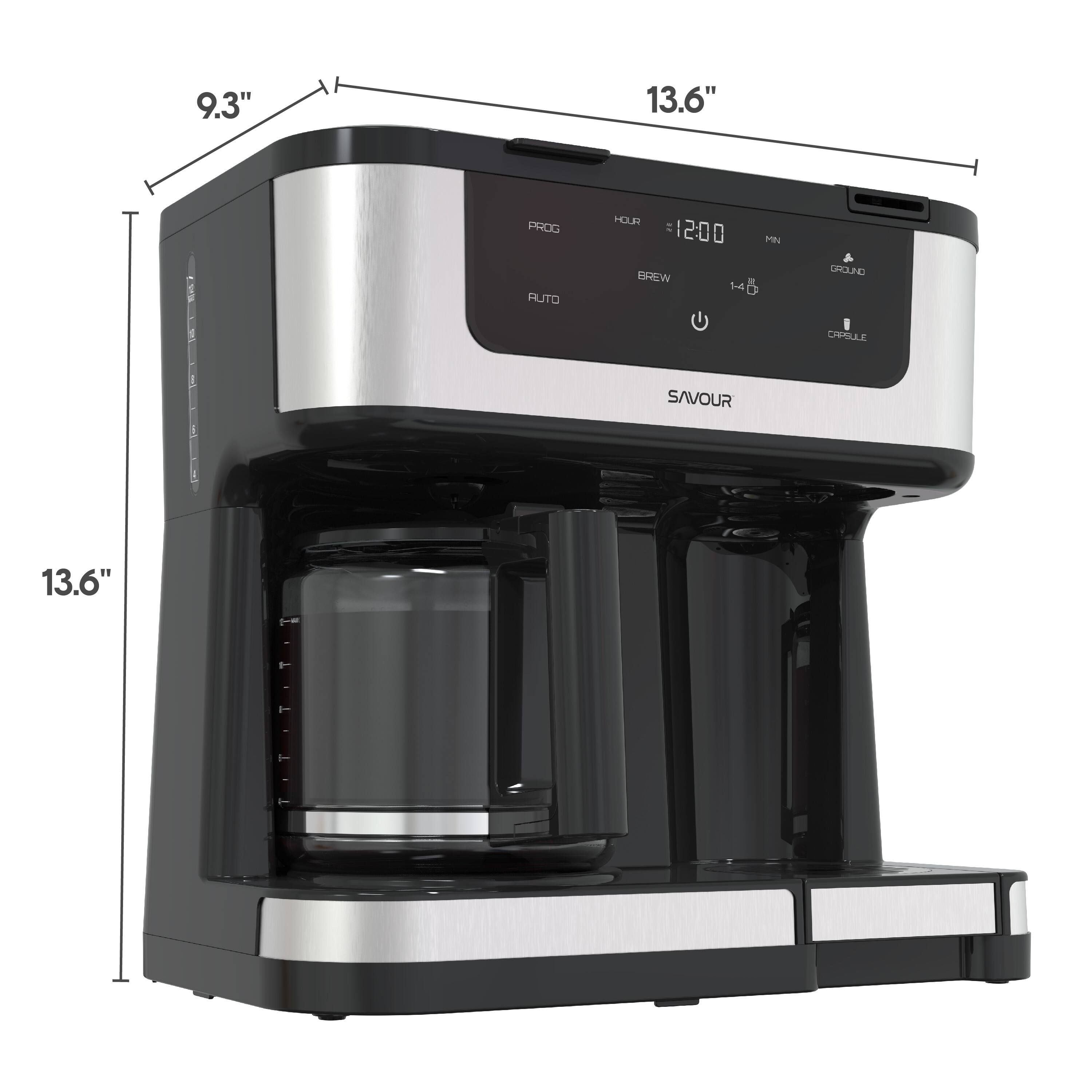 9.3" 13.6" PROD RUTO HOUR 12:00 BREW 14 PN GROUND I CVBLLE SAVOUR 13.6"