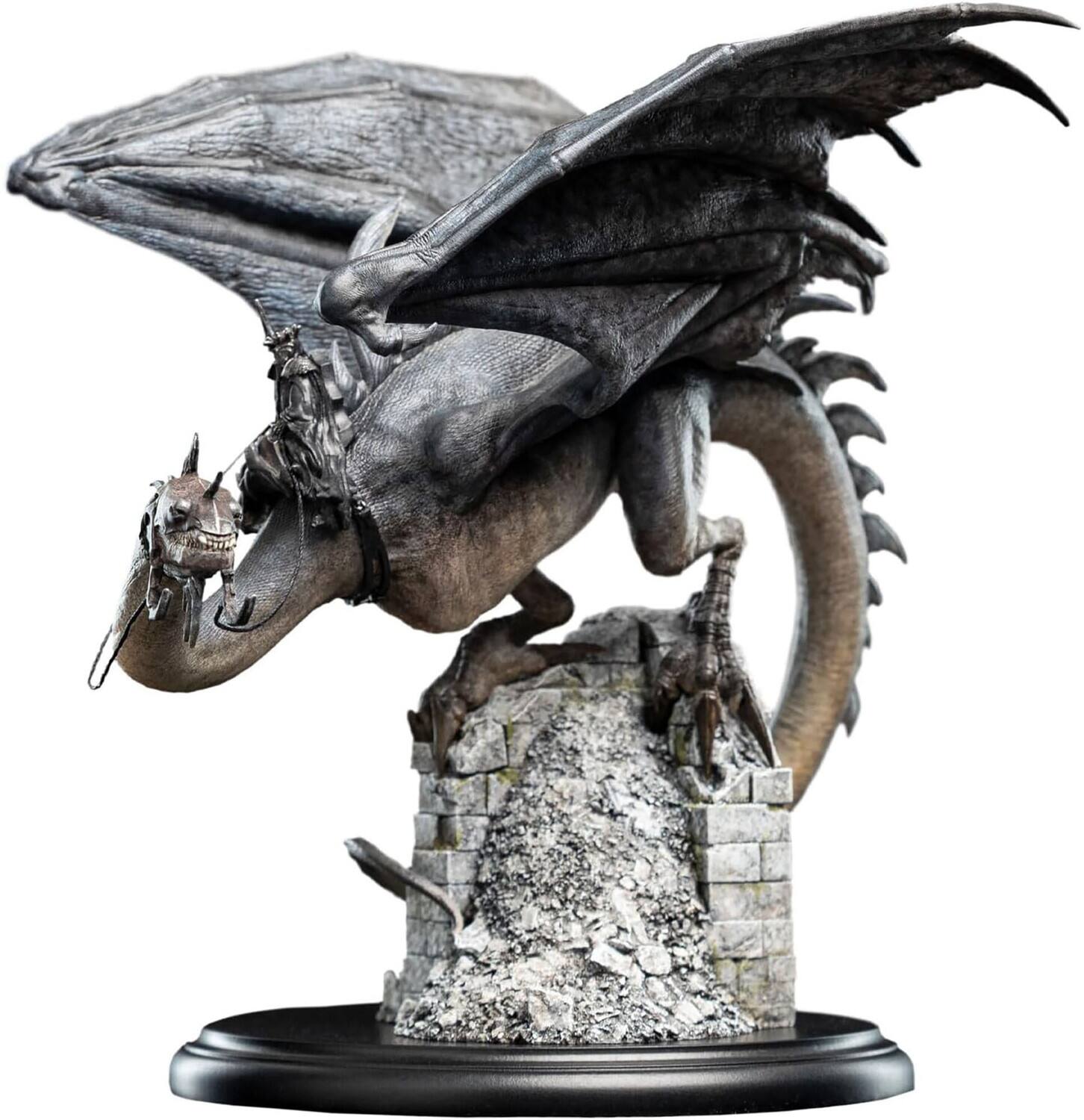 Alt View 3. Weta Workshop - WETA Workshop Polystone - The Lord of the Rings Trilogy - Fell Beast Miniature Statue   - COLLECTIBLES - Multicolor.