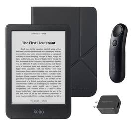 Kobo - Clara BW eReader with Black Remote & AC Bundle - 2024 - Black SleepCover