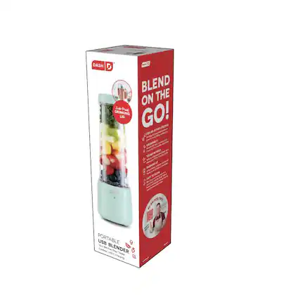 DASH BLEND ON THE GO!
PORTABLE USB BLENDER
Lid for Drinking