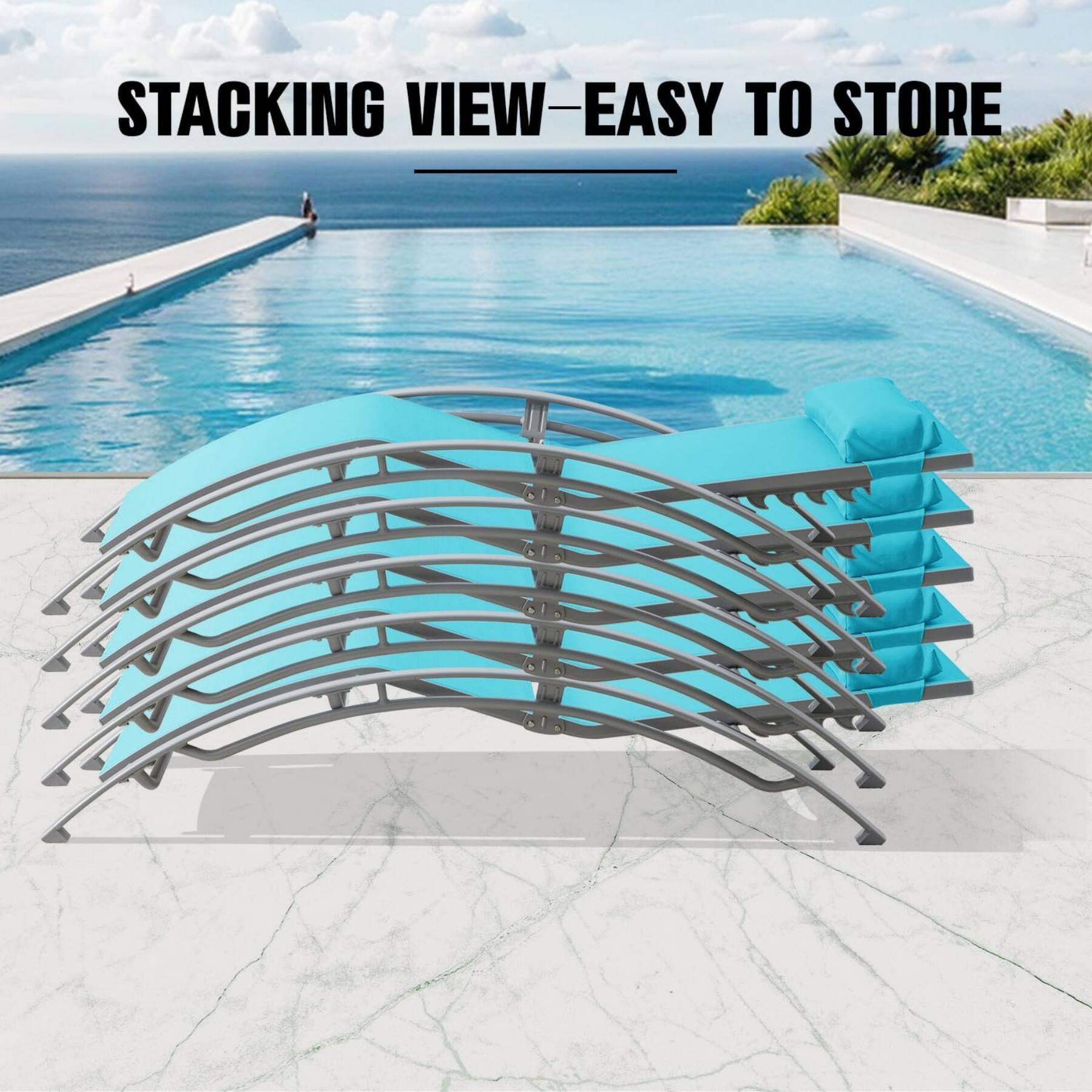 STACKING VIEW — EASY TO STORE