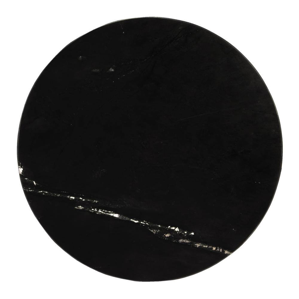 Left. Butler Specialty - Shounderia Marble Side Table - Black.