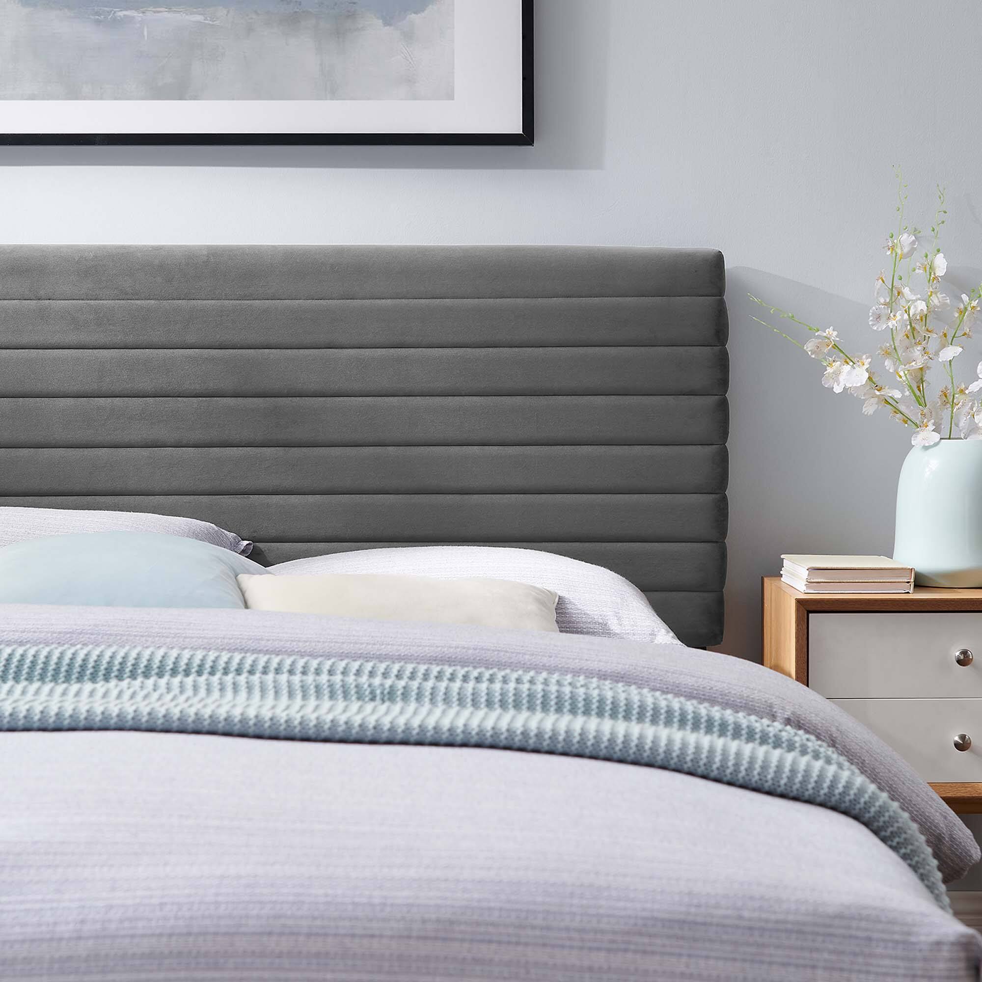 Alt View 3. Modway - Tranquil Full/Queen Headboard by Modway - Gray.