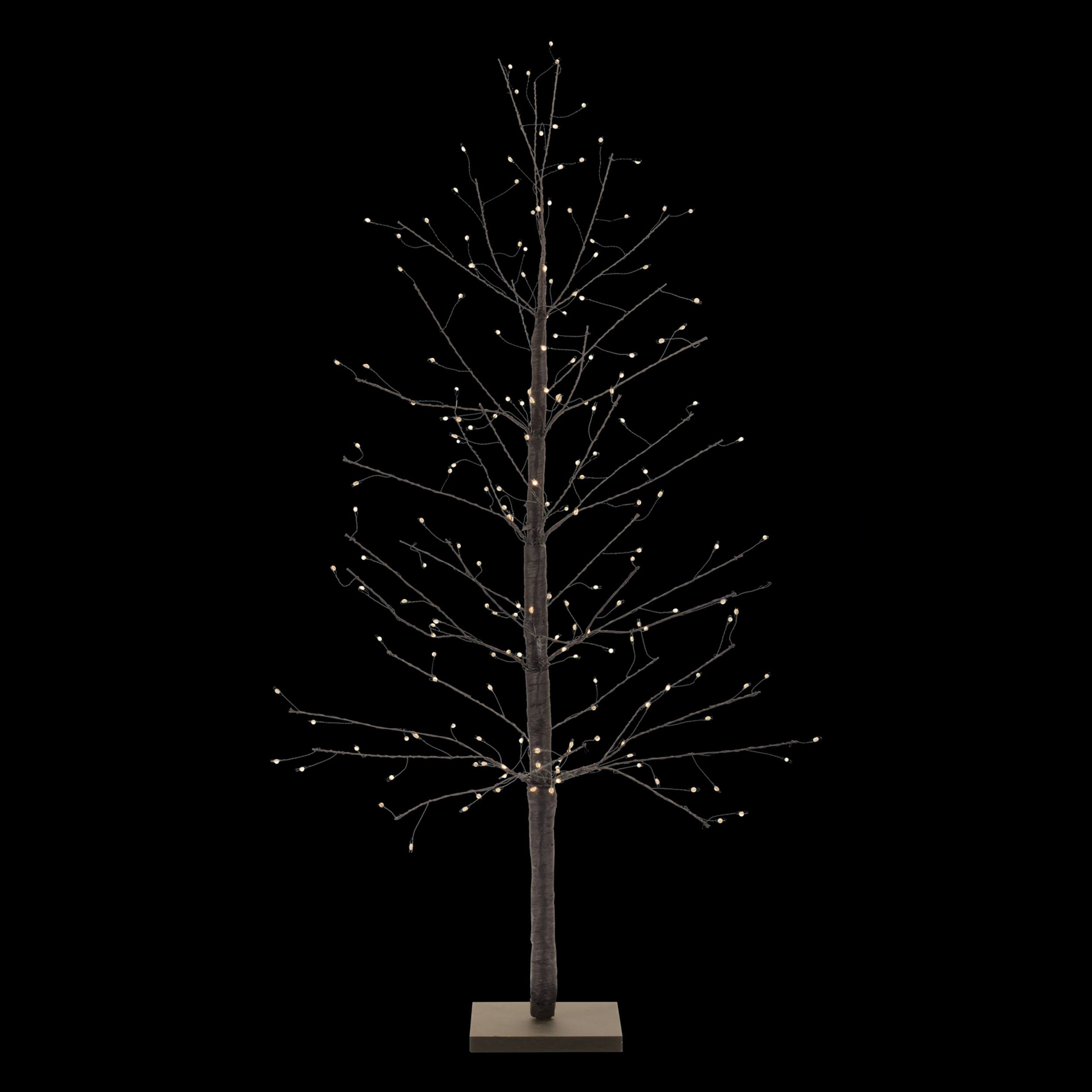 Angle. BreeBe - Black LED Twig Tree 36"H - Black.