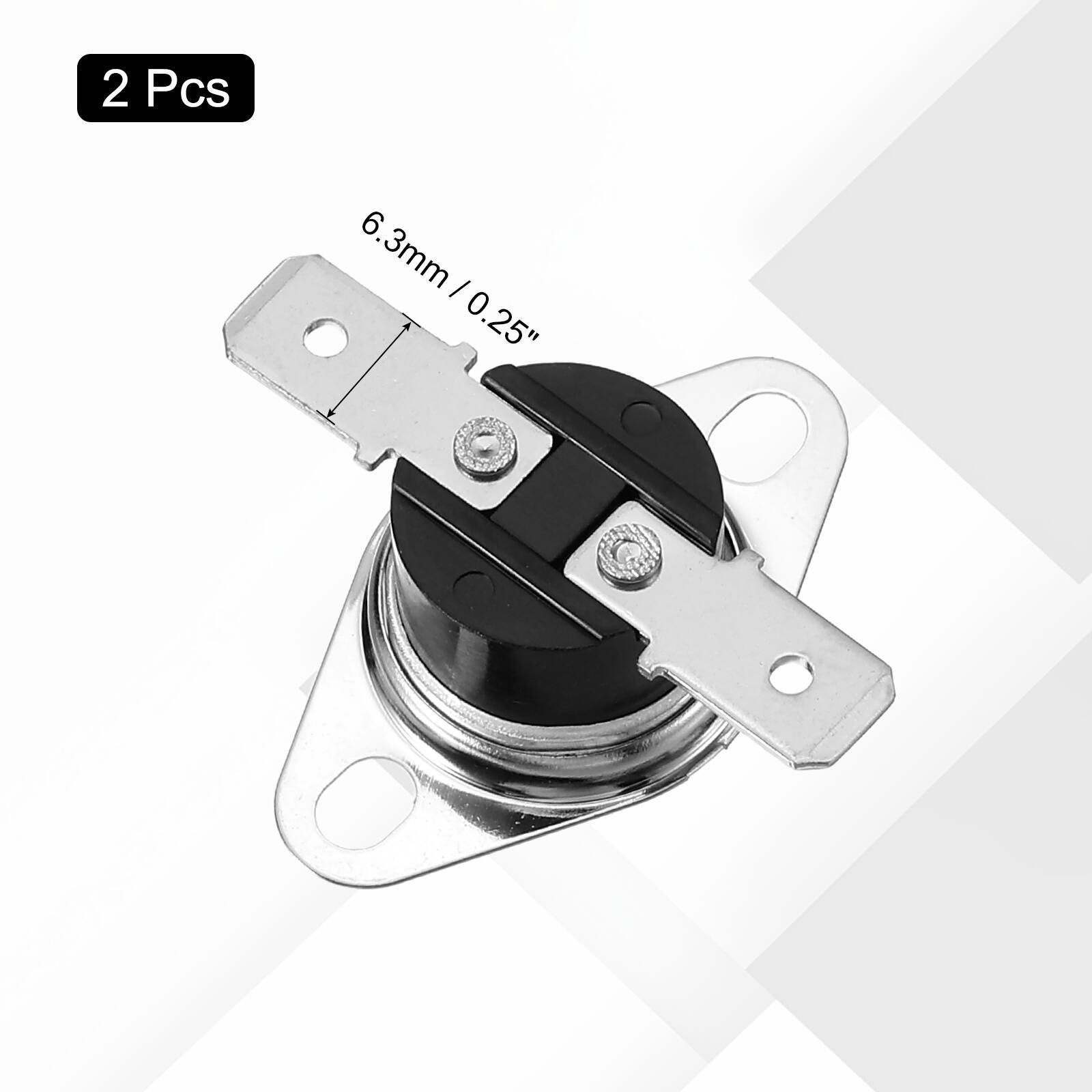 2 Pcs 6.3mm / 0.25"