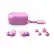 Back. JLab - GO Air POP True Wireless In-Ear Headphones - Pink.
