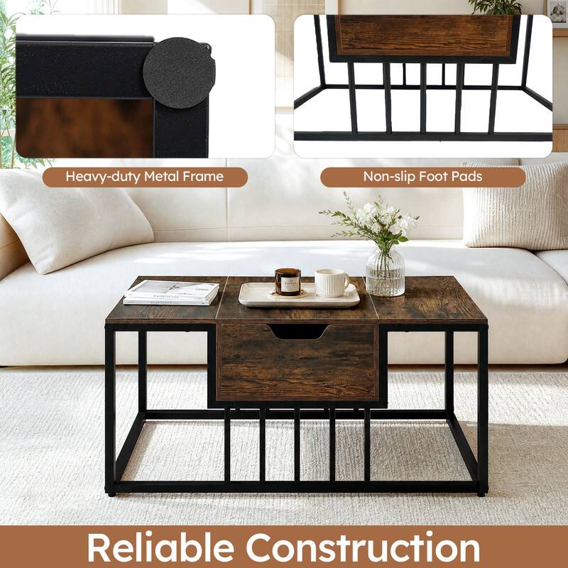 Heavy-duty Metal Frame  
Non-slip Foot Pads  
Reliable Construction