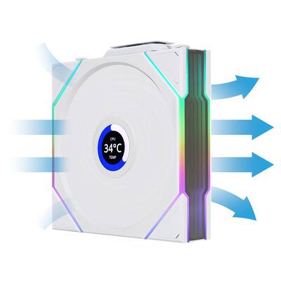 Lian Li UNI Fan TL LCD 120 Wireless LCP Fan Blade Customizable RGB Lian Li UNI Fan TL LCD 120 Wireless LCP Fan Blade Customizable RGB