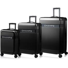 Champs - Onyx II 3-Piece Luggage Set - Black