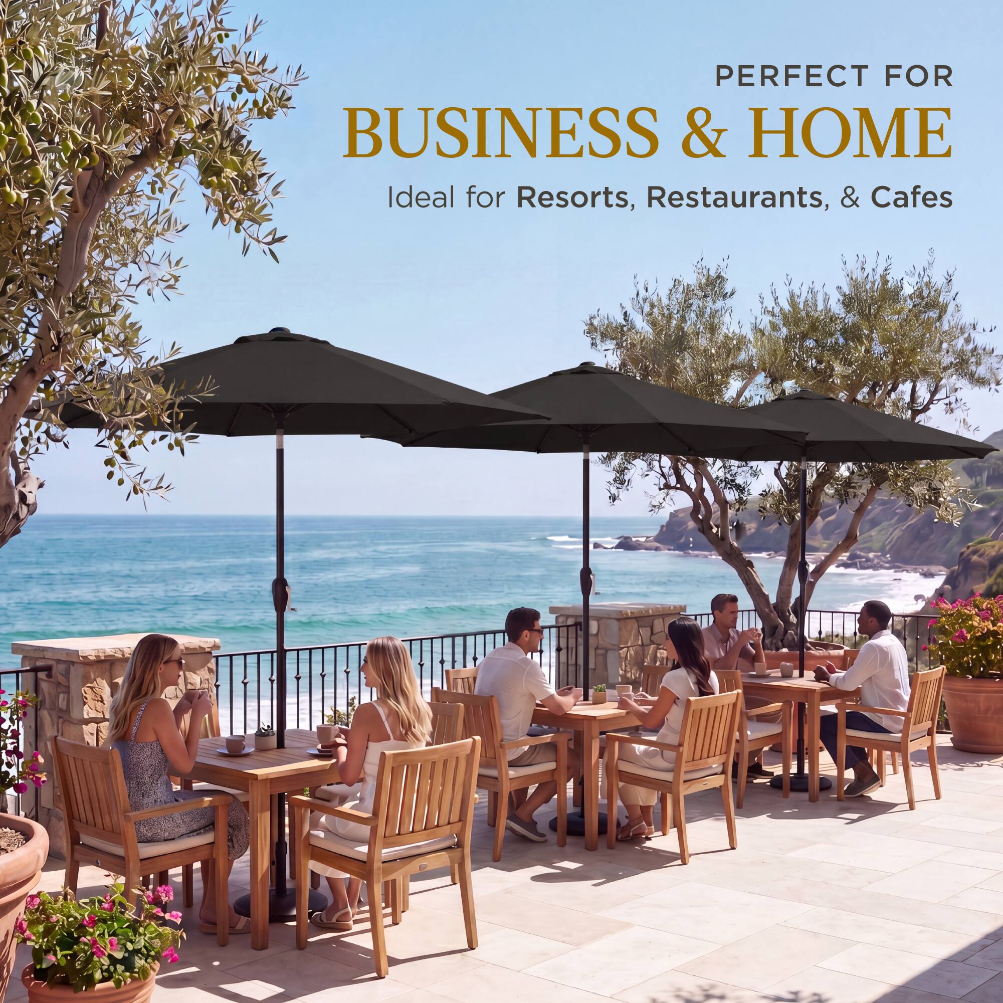 PERFECT FOR BUSINESS & HOME  
Ideal for Resorts, Restaurants, & Cafes
