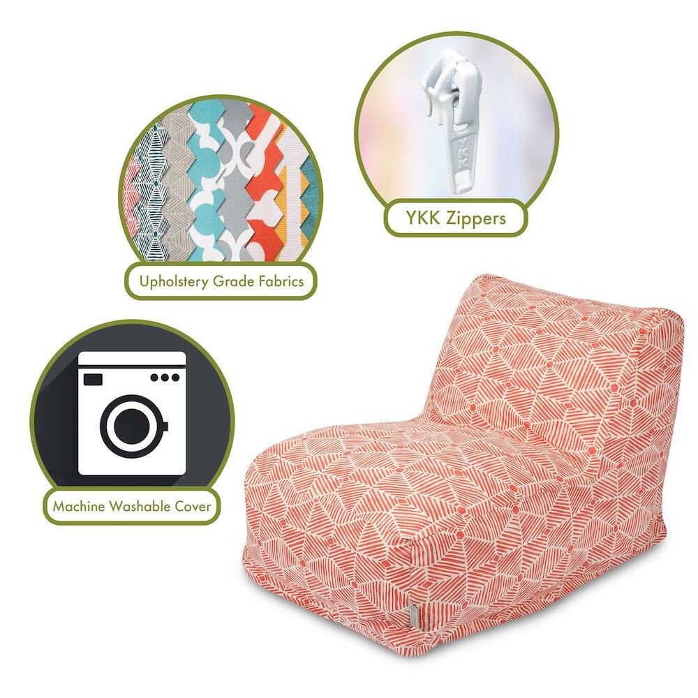 - Upholstery Grade Fabrics
- YKK Zippers
- Machine Washable Cover