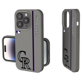 Keyscaper - MLB - Colorado Rockies iPhone Soft Touch Case - 15 - Gray