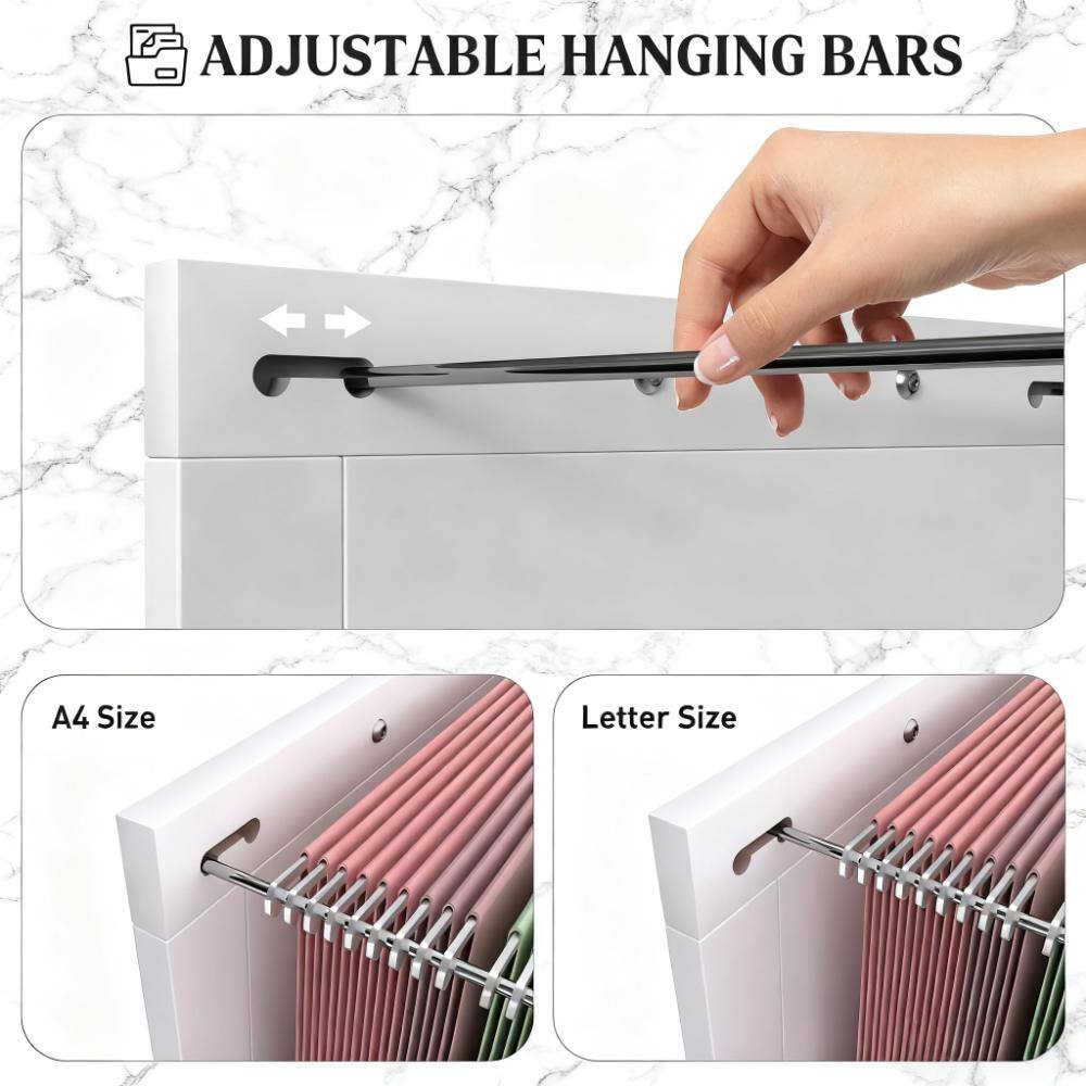 ADJUSTABLE HANGING BARS

A4 Size

Letter Size