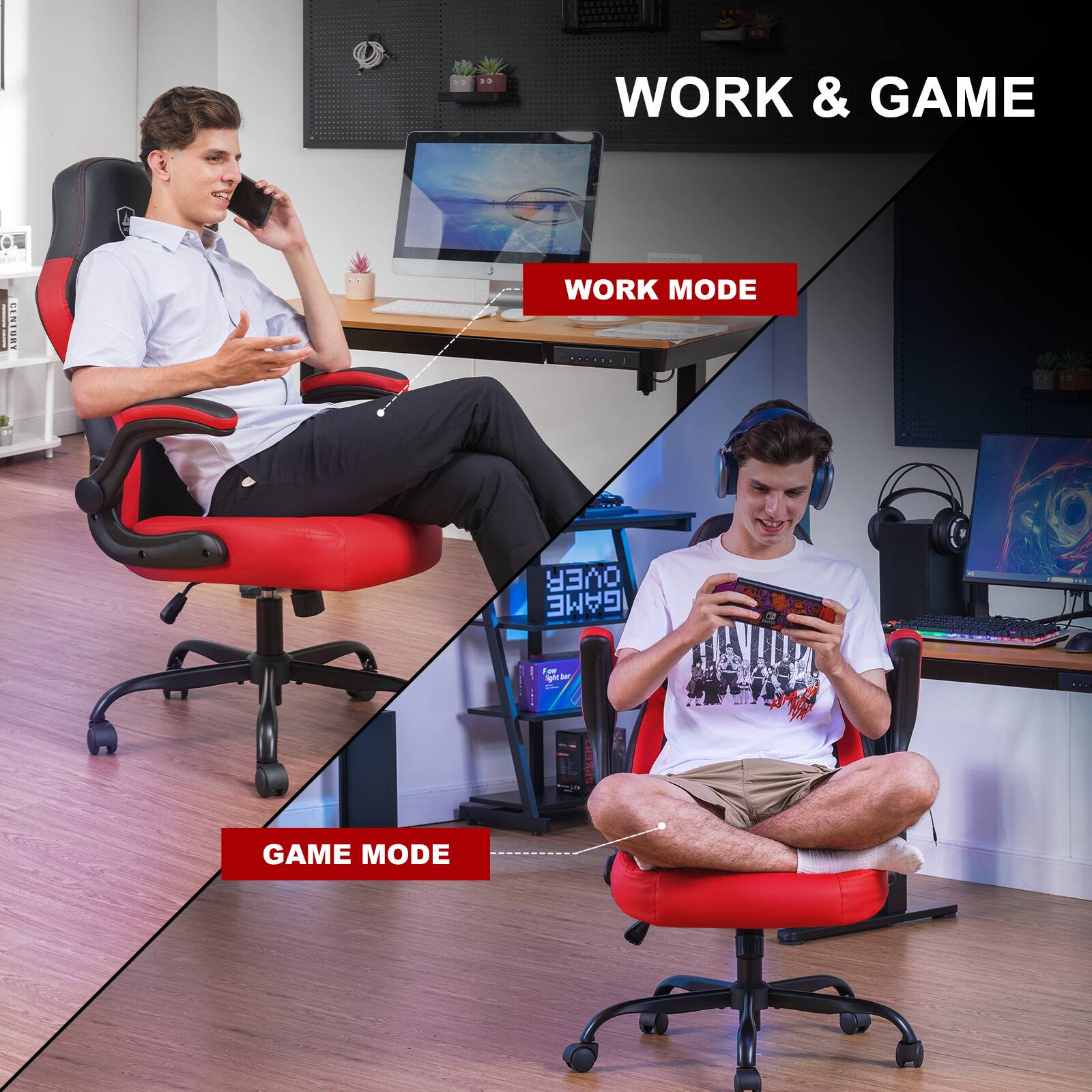 WORK & GAME
WORK MODE
OVER GAME
GAME MODE