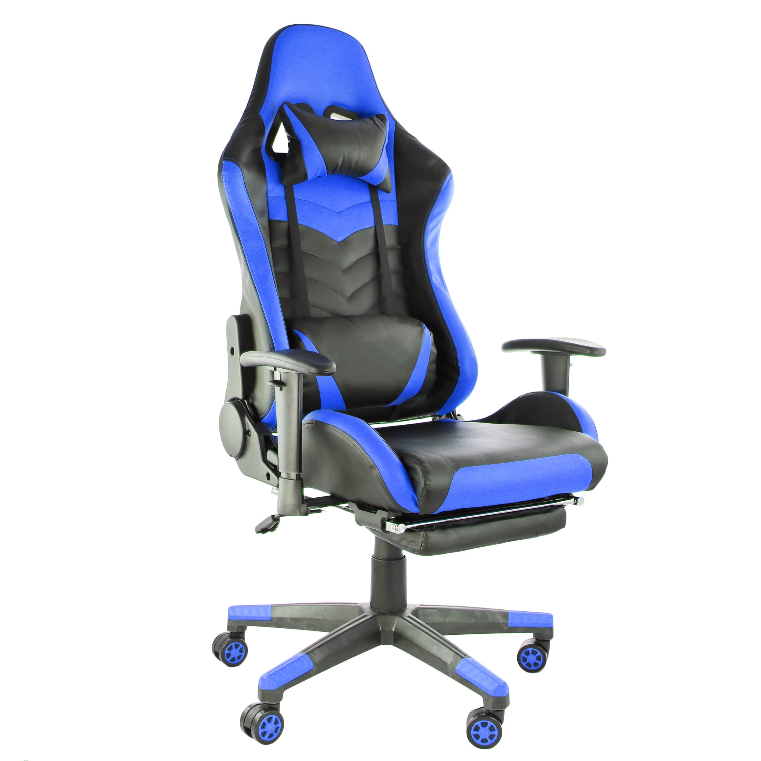 Gamefitz - Gaming Chair in Black and Blue - Multi-Color