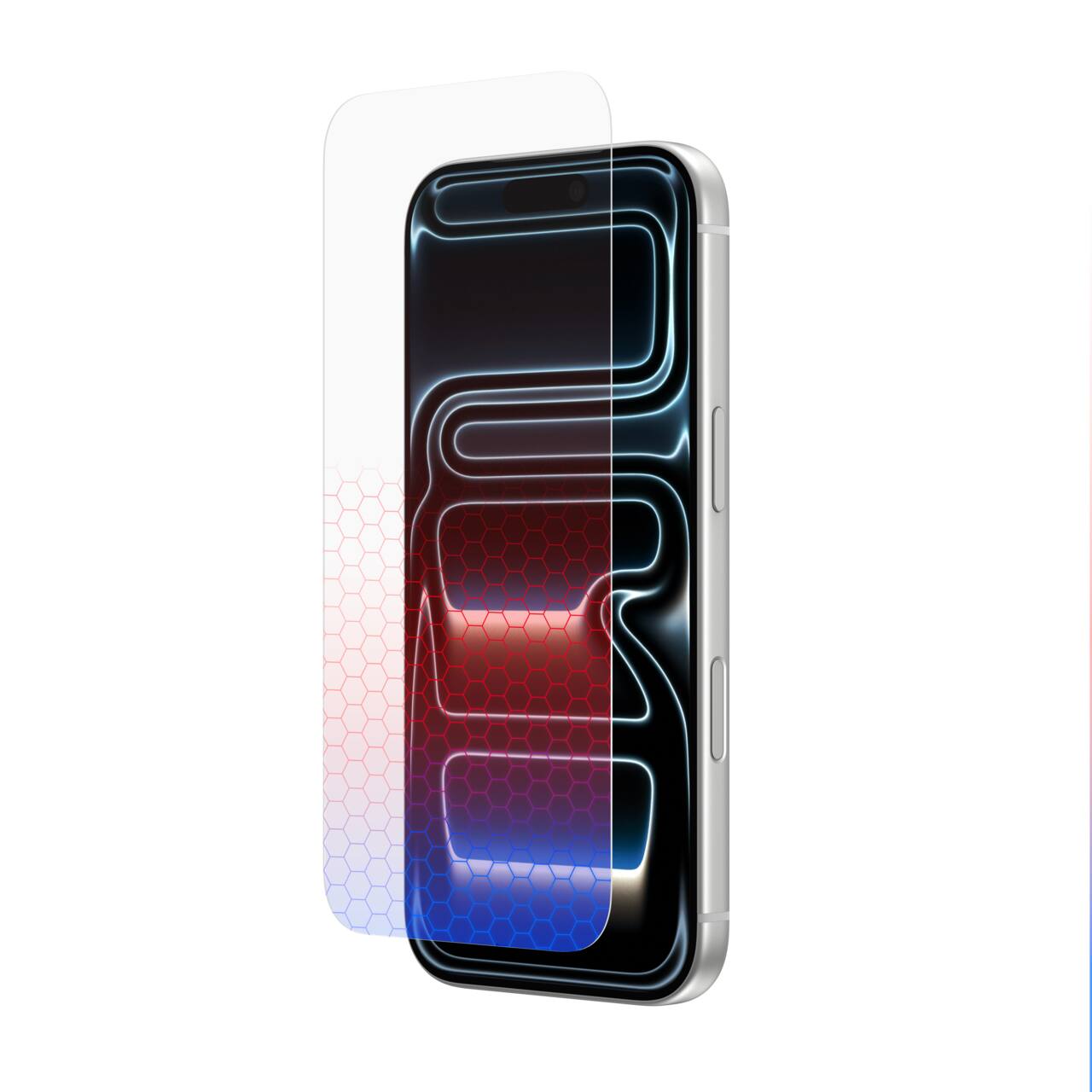 Belkin - Titan SmartShield Pro Blue-to-Red Screen Protector for iPhone 18 Pro, Blue Light Conversion Technology - Clear