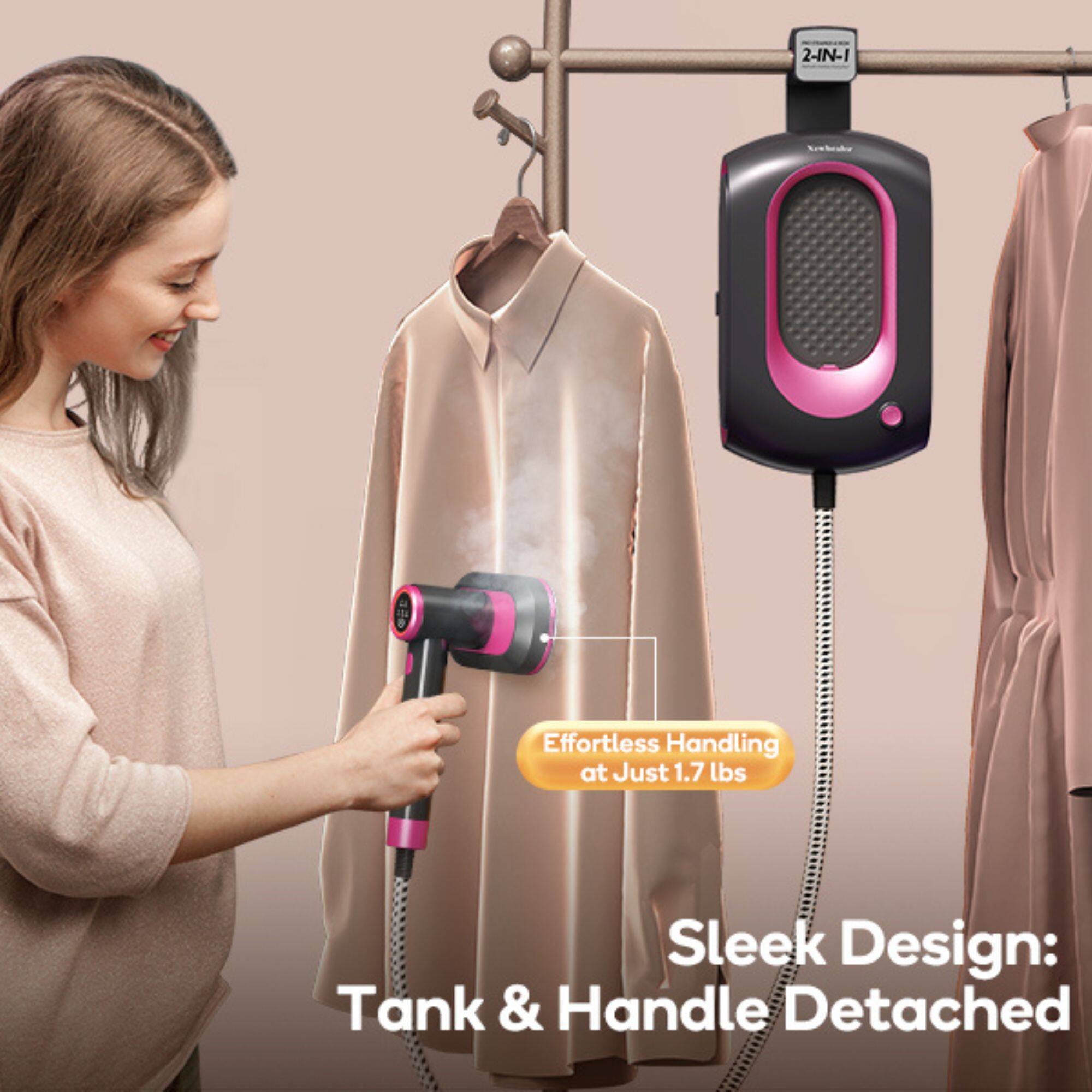 2-IN-1  
Effortless Handling at Just 1.7 lbs  
Sleek Design: Tank & Handle Detached