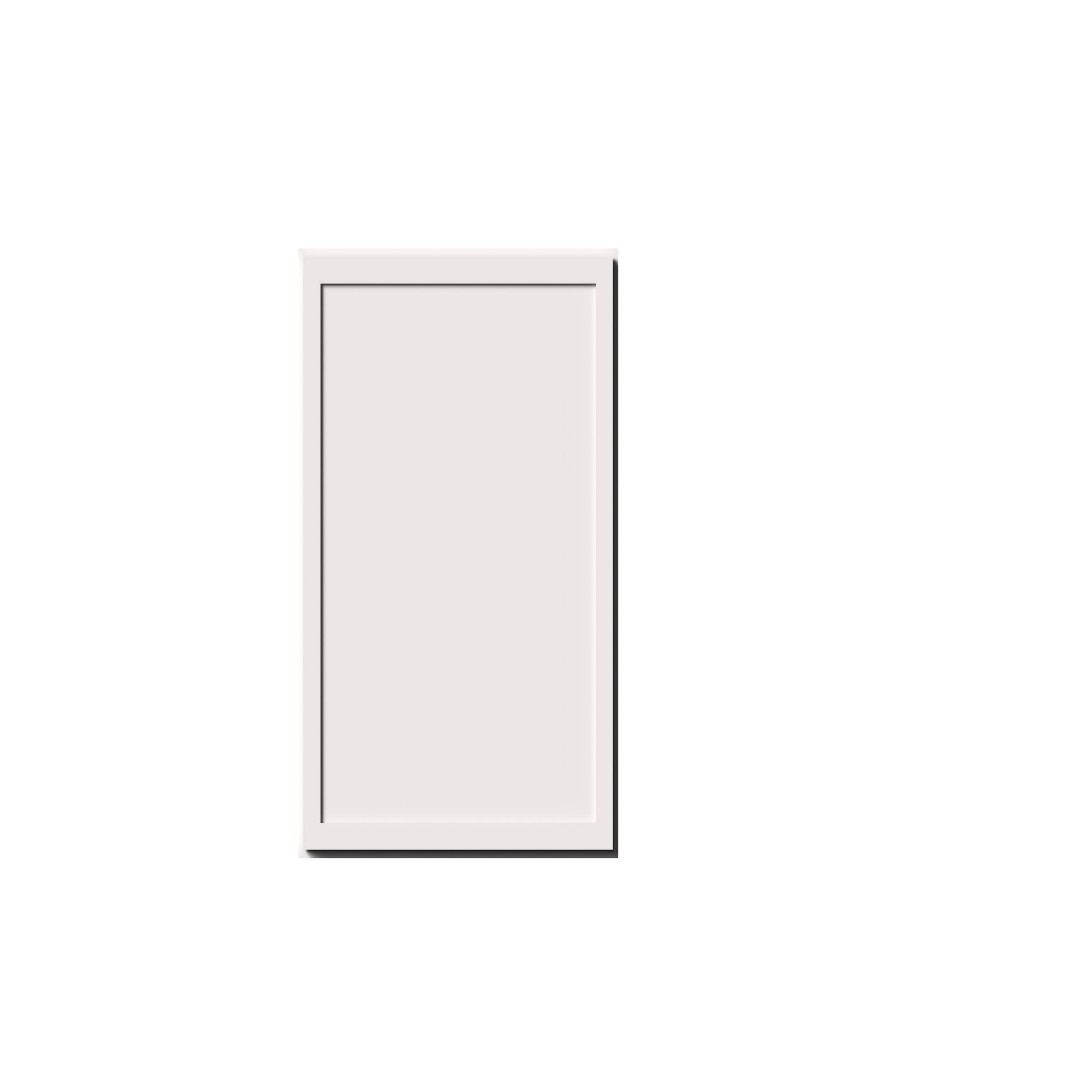 Alt View 1. Boyel Living - 15-in W x 18-in H x 12-in D Slim Shaker RTA Kitchen Wall Cabinet with Soft-Close - Snow White.
