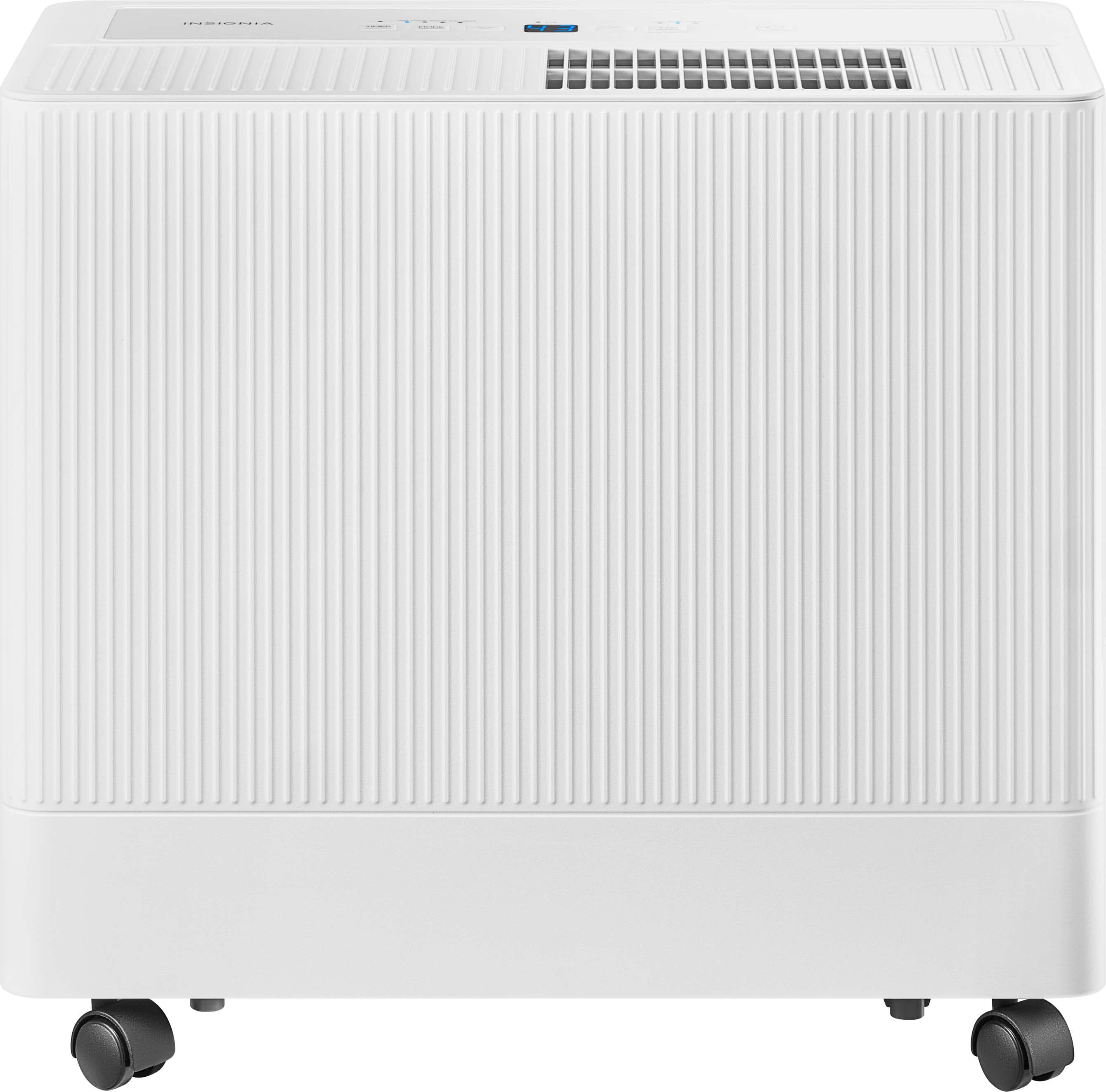 Front. Insignia™ - 2,000 Sq. Ft. 35-Pint Portable Dehumidifier with 4.86 qt Bucket Capacity and ENERGY STAR Certification - White.